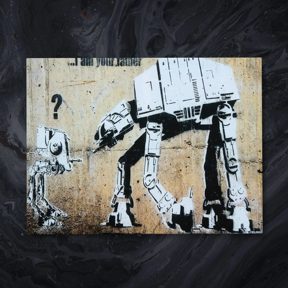 Tableau street art et graffiti - Star Wars - Tableau Banksy