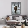 Tableau Cerf Neige – Image 6