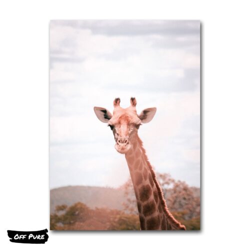 tableau-toile-girafe-poster