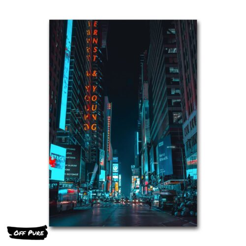 tableau-new-york-la-nuit-poster