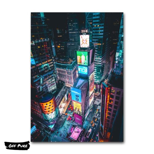 tableau-new-york-de-nuit-poster