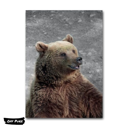 tableau-ours-sur-toile-poster